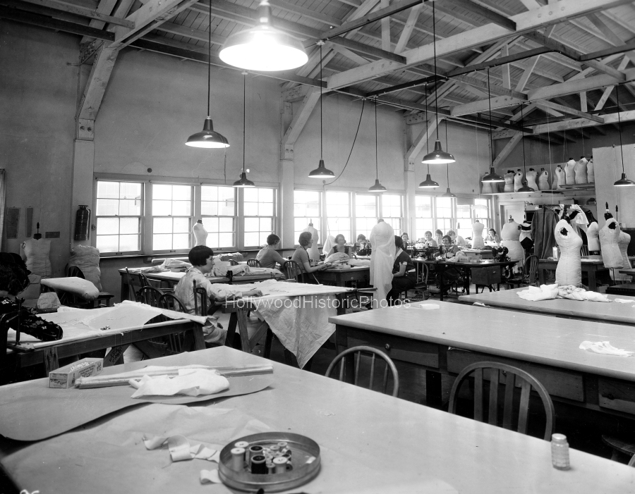 Fox Movietone Studio 1932 Wardrobe Dept Pattern Shop.jpg